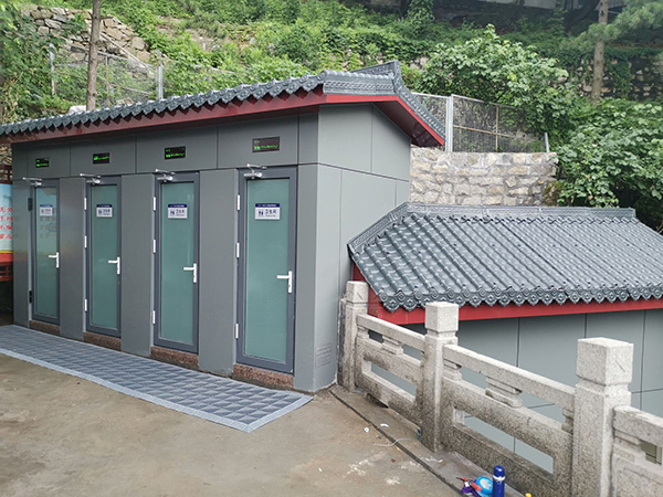 济南泰山仿古造型零排放循环冲水厕所